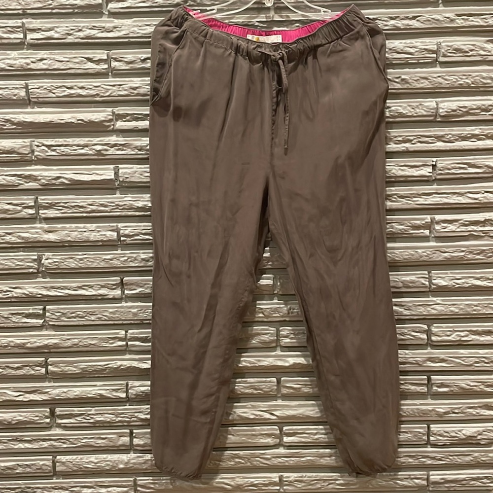 Boden Viscose Lightweight Pants Trousers Grey Womens 6